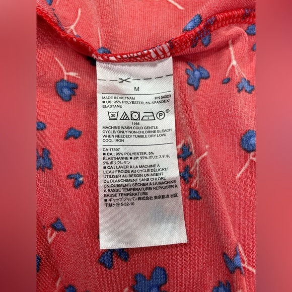 Banana Republic Print Twist Faux Wrap Sleeveless Dress Size Medium - Picture 6 of 8